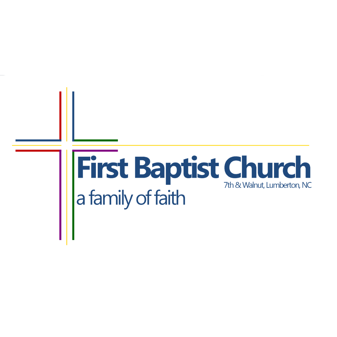 Church logo for podcast – First Baptist Church, Lumberton NC