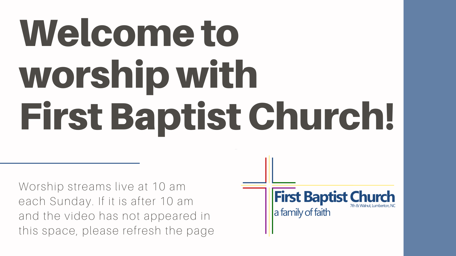 Welcome-to-worship-with-First-Baptist-Church – First Baptist Church ...